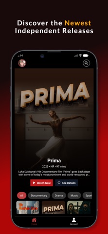 CinemaClubTV iPhone screenshot