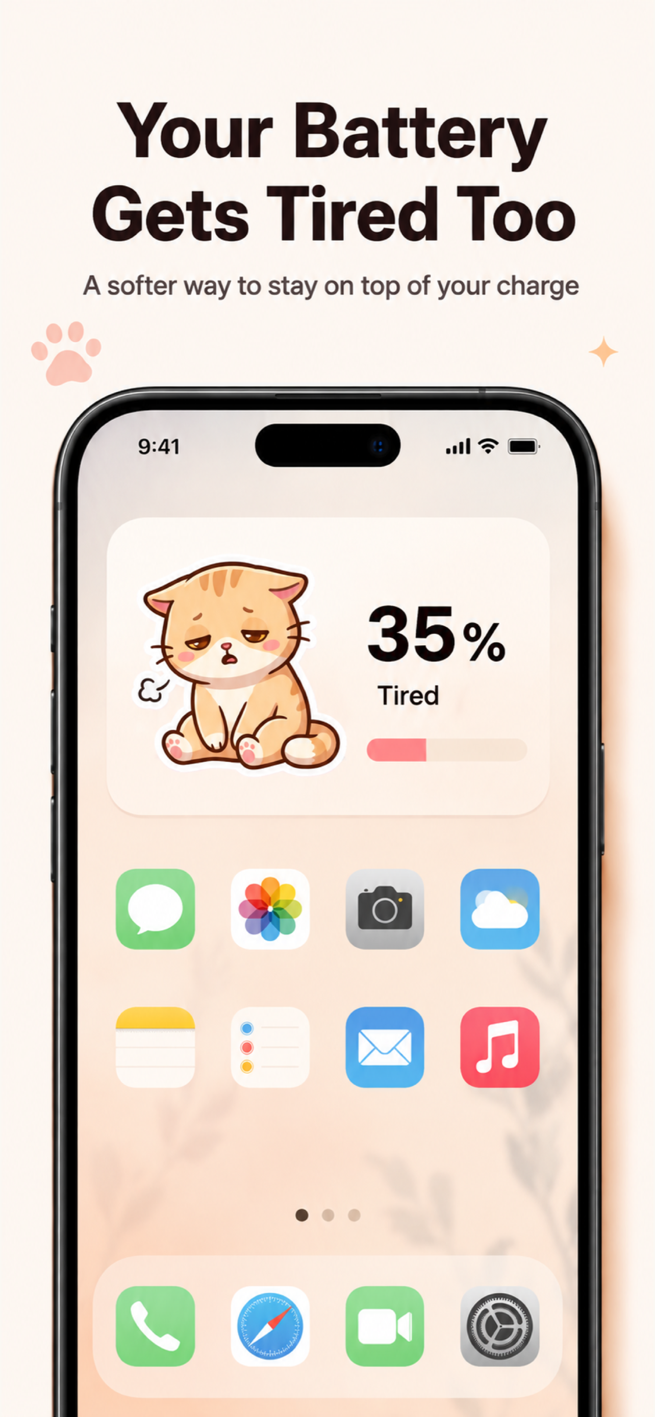 Aesthetic Battery Pet Widget screenshot 9