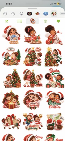 Christmas Stickers Santa, Kids screenshot 5