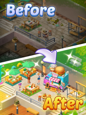 Merge Flavor: Decor Restaurant iPad screenshot