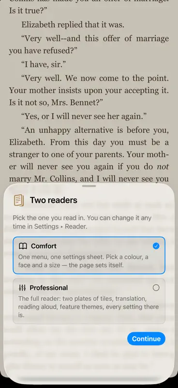 ContinuousReader: Book Reader screenshot 3 of 10