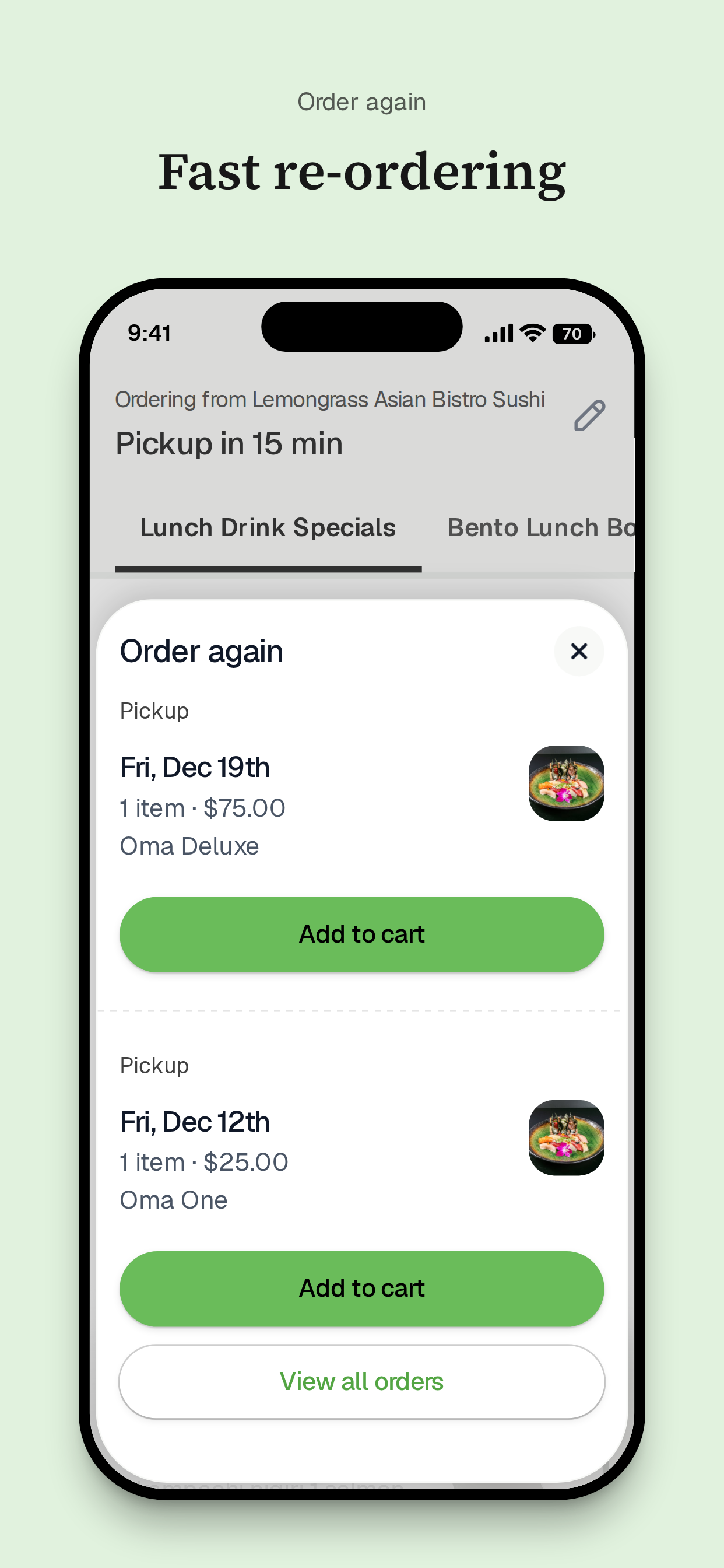 Lemongrass Asian Bistro Sushi screenshot 4
