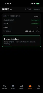 ARROW Setup screenshot 1