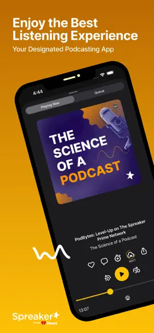 Spreaker Podcasts iPhone screenshot 1