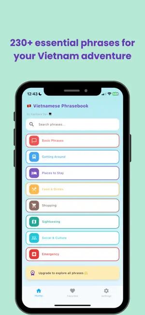 Vietnam Travel Phrasebook screenshot 1
