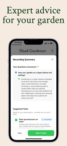 Head Gardener - Garden Journal iPhone screenshot