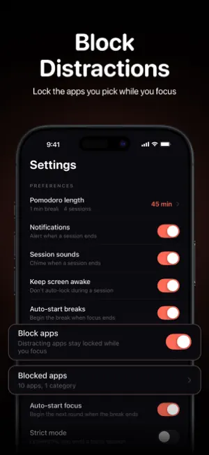 Naru: Focus & Pomodoro Timer screenshot 5