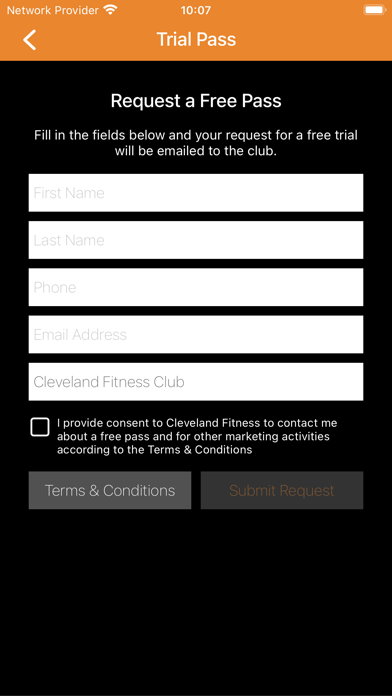 Cleveland Fitness Club Screenshot