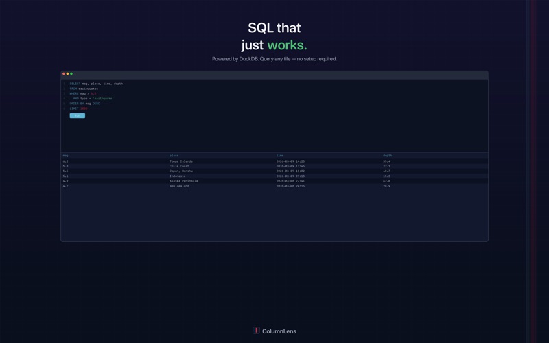 ColumnLens screenshot