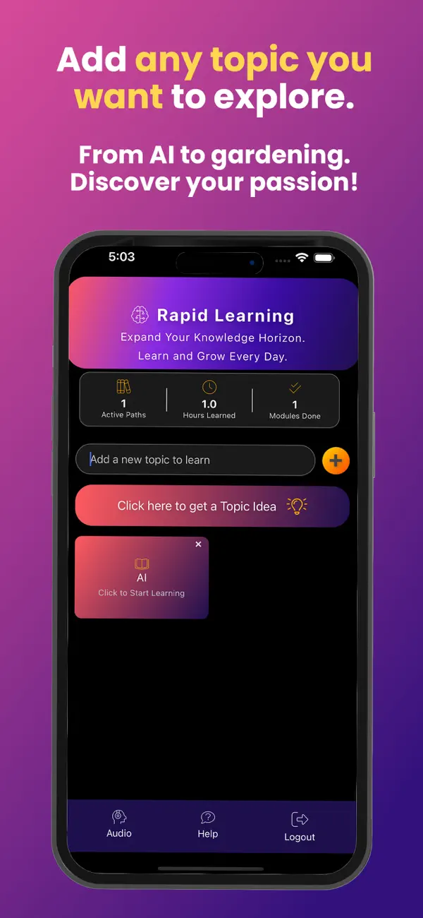 Screenshot #1 pour Rapid Learning