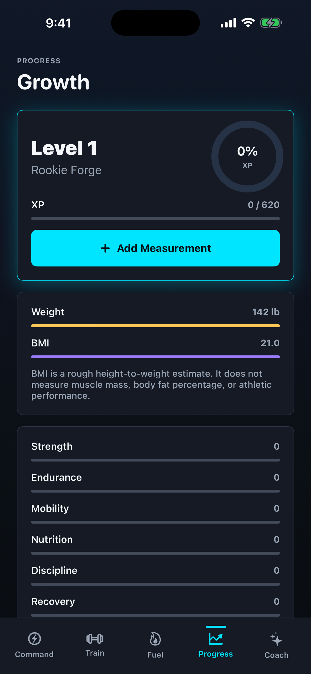 ForgeFit: Fitness RPG