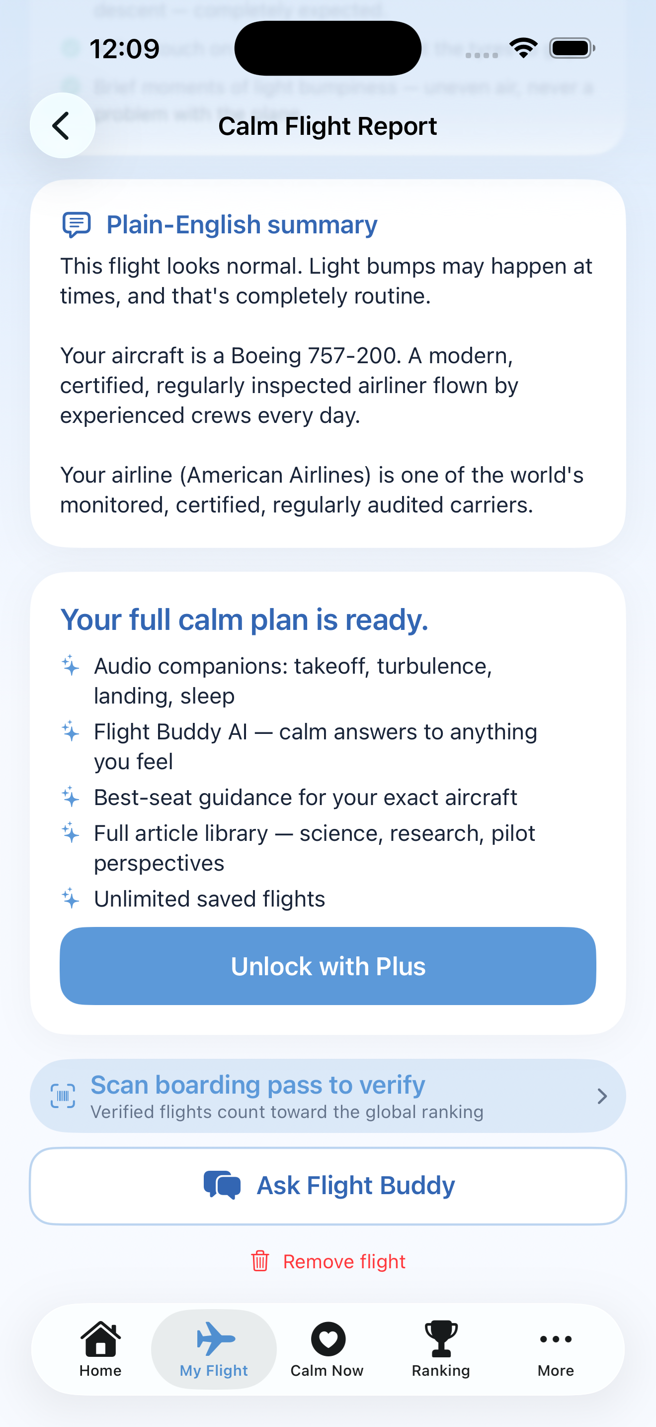 CalmFlights screenshot 5