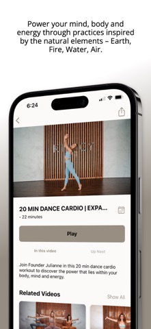 KINRGY by Julianne Hough iPhone screenshot