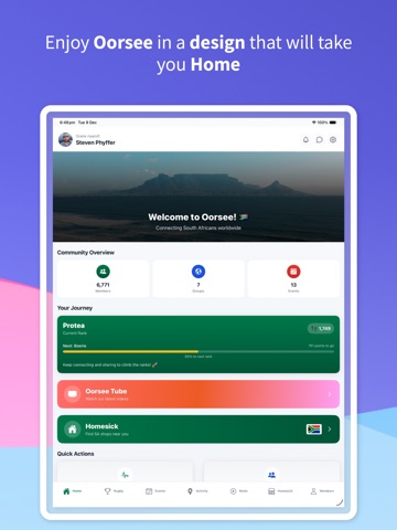 Oorsee iPad screenshot
