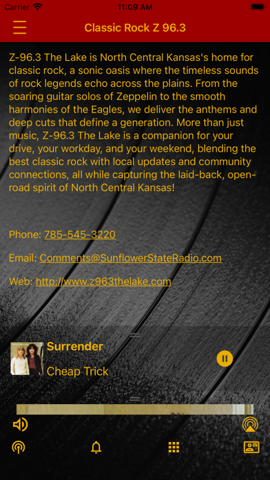 Classic Rock Z-96.3 Screenshot