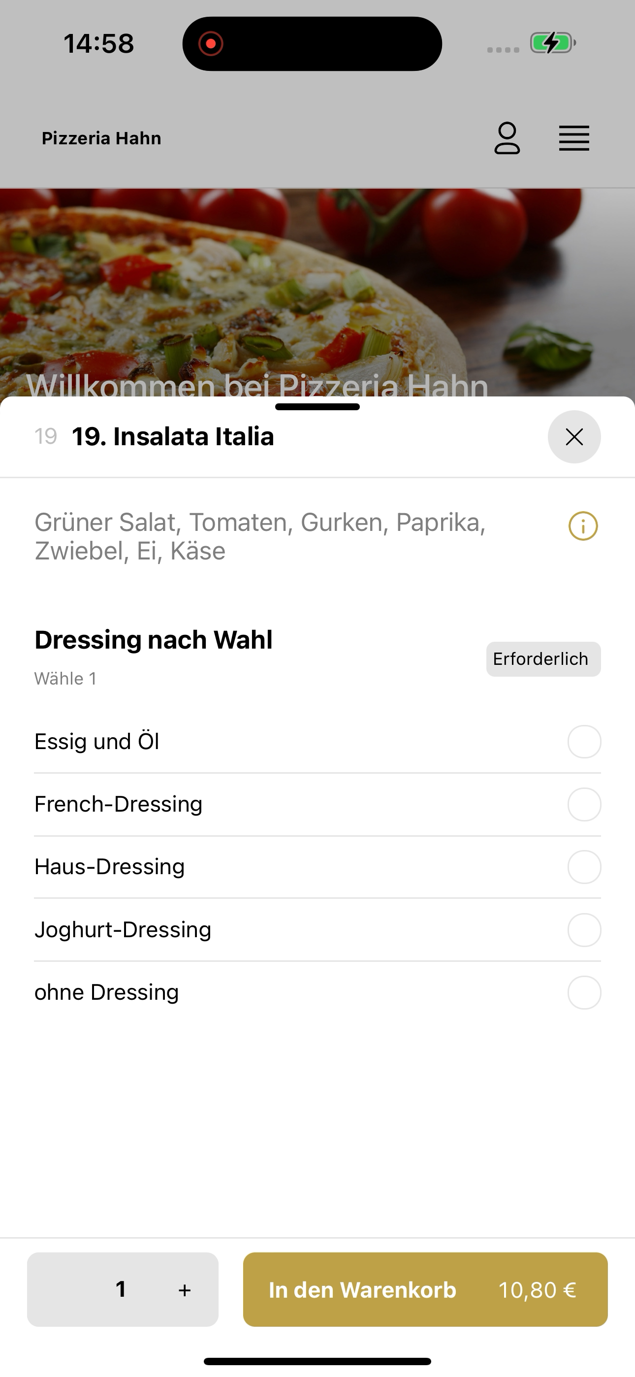 Pizzeria Hahn screenshot 8
