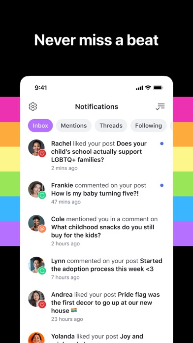 Gay Moms Club iPhone screenshot 4 - Social Networking app
