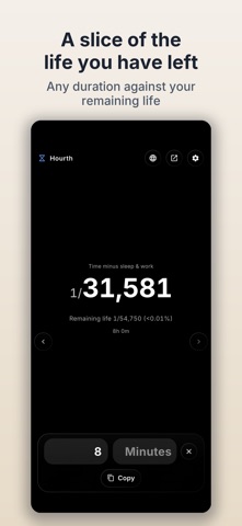 Hourth: Price in Life Hours Screenshot 1 of 4