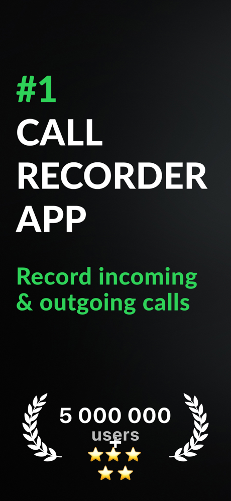 Phone Call Recording App screenshot 1