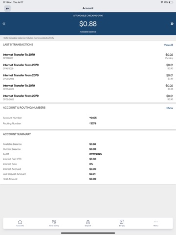 App screenshot