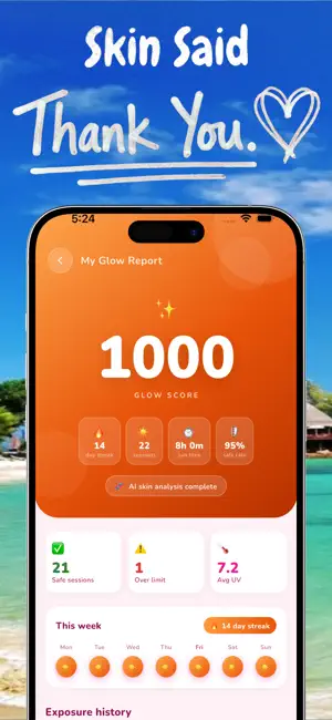 SPF Guard · Safe Tan Timer screenshot 2