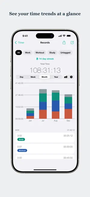 Time Manage: Count-Up Timer screenshot 2