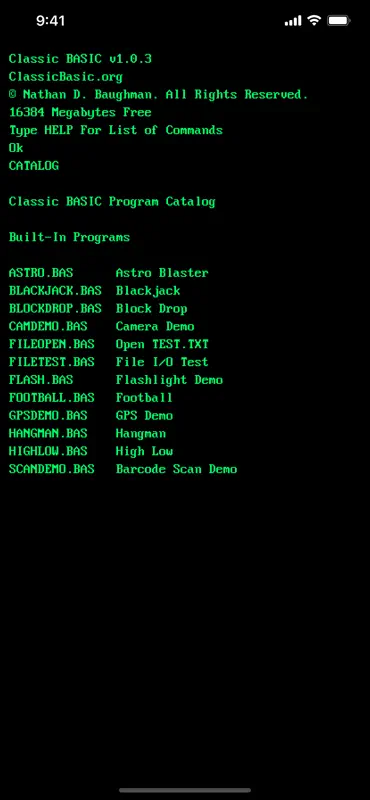 Classic BASIC screenshot 9 of 9
