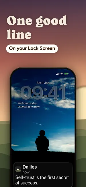 Dailies - motivational quotes screenshot 1