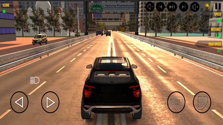 Indian car traffic racing  3d screenshot-5