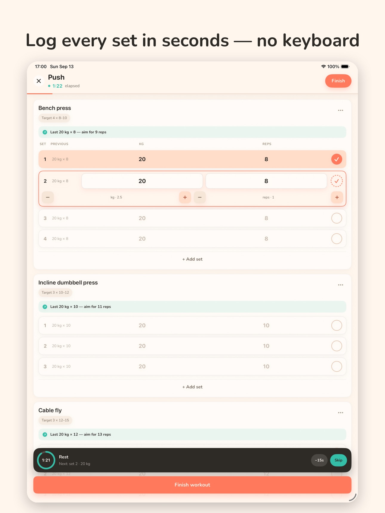 Screenshot 7 of Goaloop: Gym Workout Log