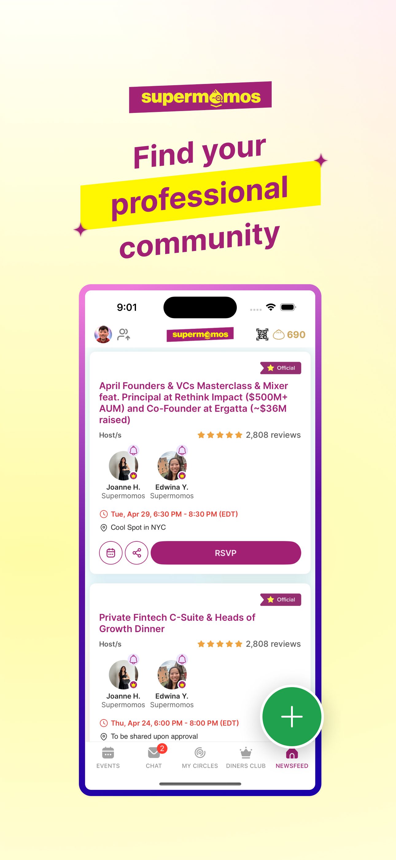 Supermomos: Socialize & Learn