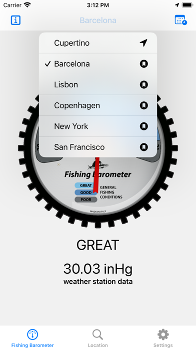 Fishing Barometer - Fishermen Screenshot