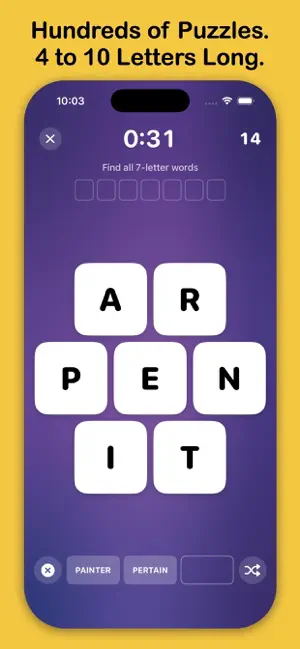 Scrambly Word Game screenshot 3