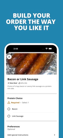 Downtown Cafe App Screenshot 2 of 3