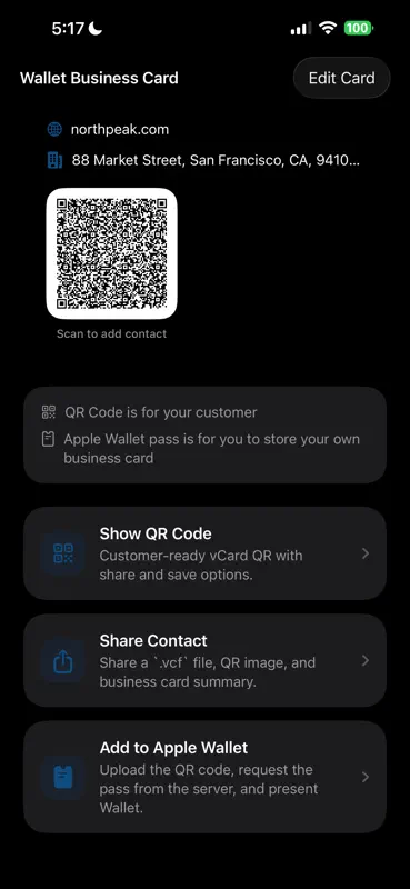 Wallet Business Card screenshot 2 of 4