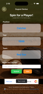 Dugout Genius screenshot 2