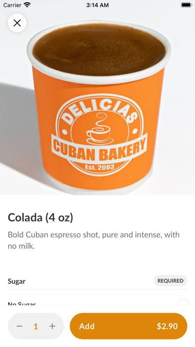 Delicias Cuban Bakery Screenshot