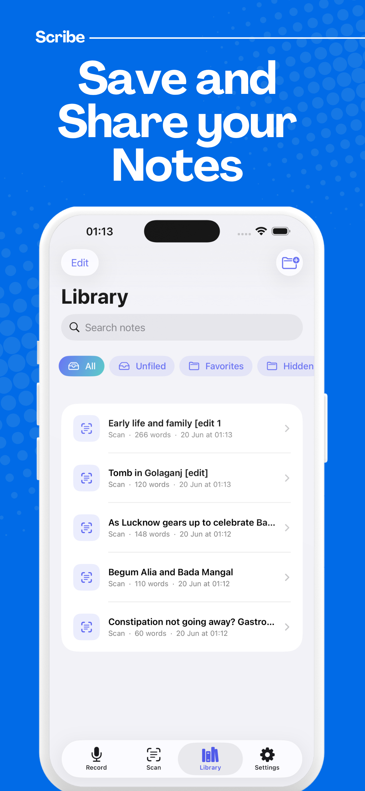 Scribe: Voice & Photo to Text screenshot 5