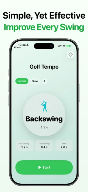Golf Tempo Trainer - Tour screenshot 2