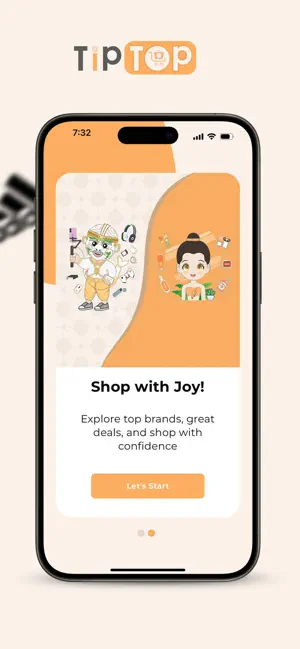 Tiptop Online Shop screenshot 1