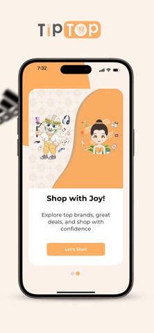 Tiptop Online Shop screenshot
