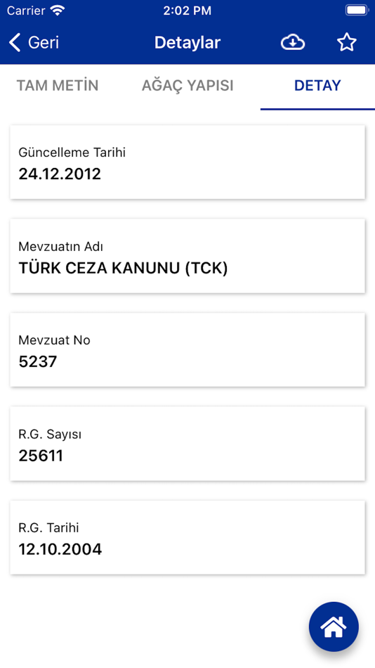 #8. UYAP Mevzuat (iOS) Podle: T.C Adalet Bakanlığı