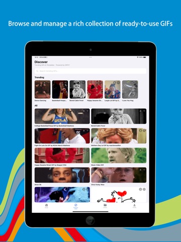 Wonder Gif - GIF Keyboard iPad screenshot