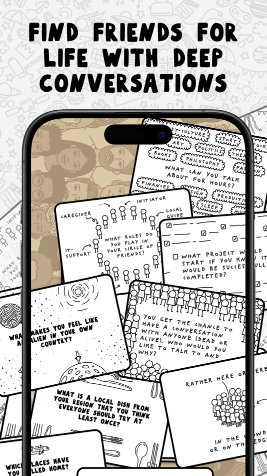 #1. DeepDive: Deep Conversations (iOS) Podle: Rooftop Moments UG (haftungsbeschrankt)