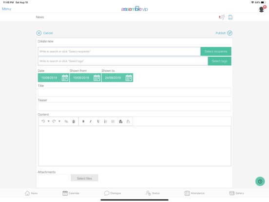 App screenshot