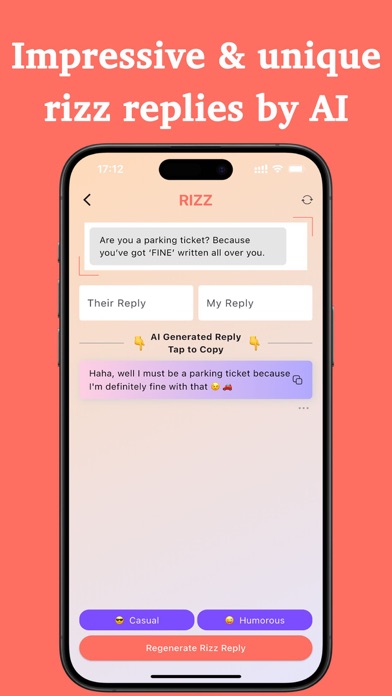 Rizz AI - Dating Wingman App Screenshot