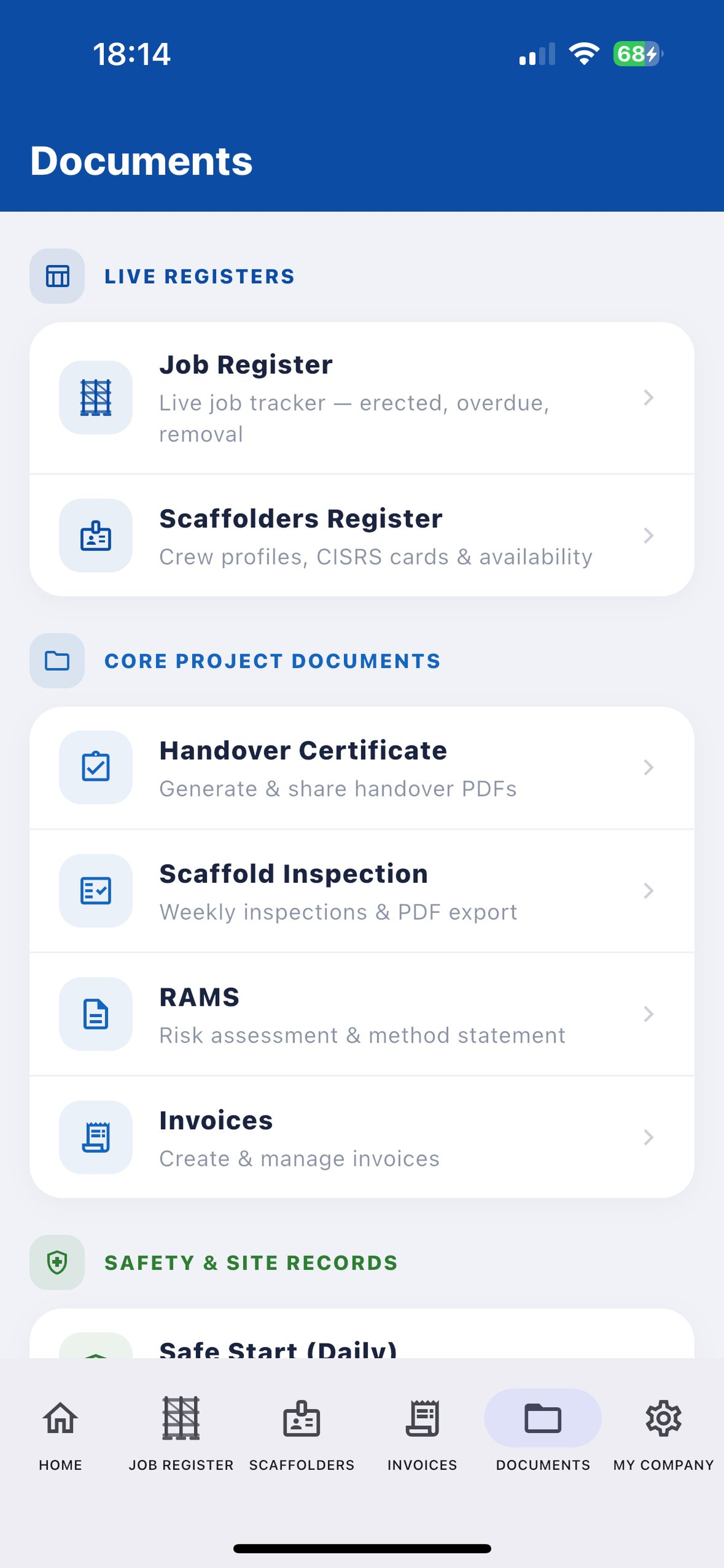 ScaffDocs