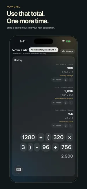 Nova Calc: History Calculator screenshot 3