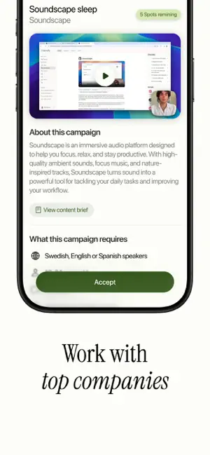 Fluencify - Get Paid to Create screenshot 2