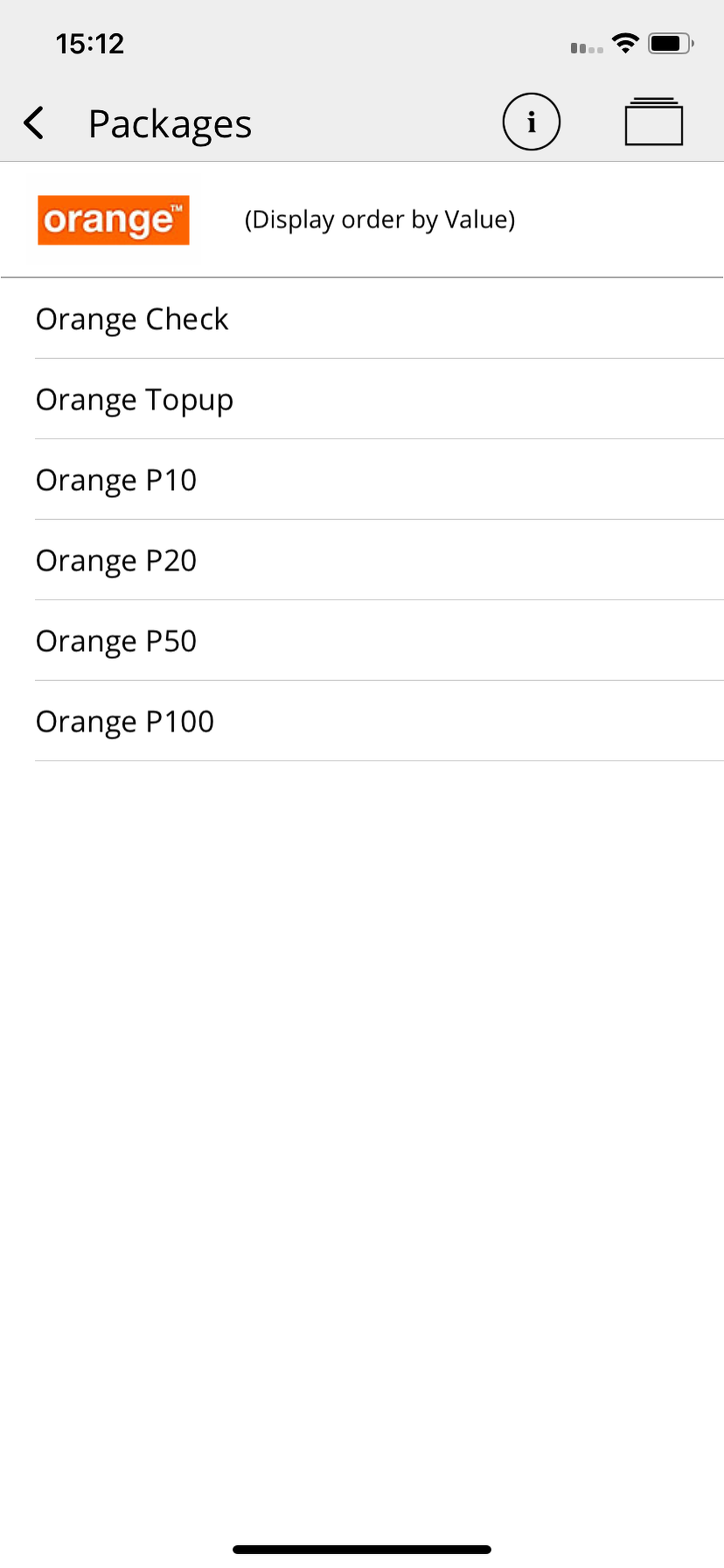 mPOS screenshot 2